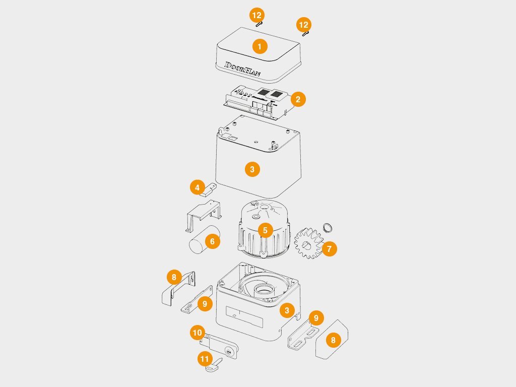 Конструкция привода SLIDING-2100PRO Костанай